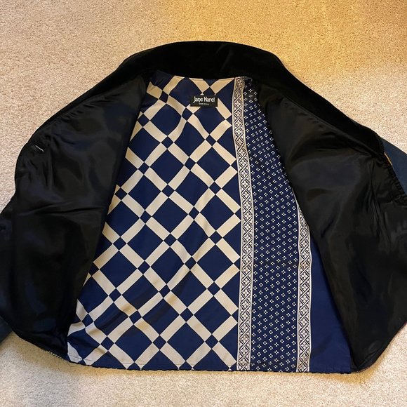 Handmade Vintage Velour Jacket,  M - Picture 4 of 5